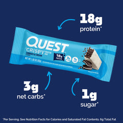 Cookies & Cream Crispy Hero Protein Bars